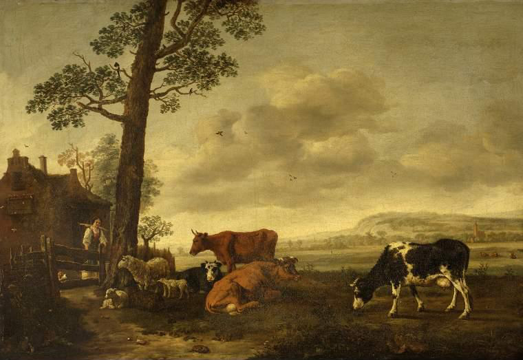 Landscape with cattle